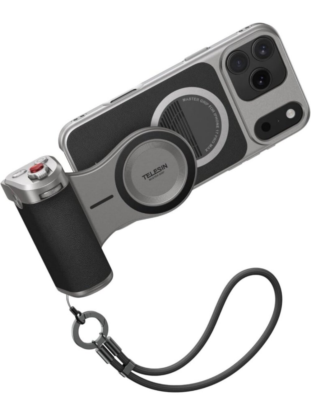 Universal Magnetic DSLR Style Master Grip for iPhone/MagSafe - Photography